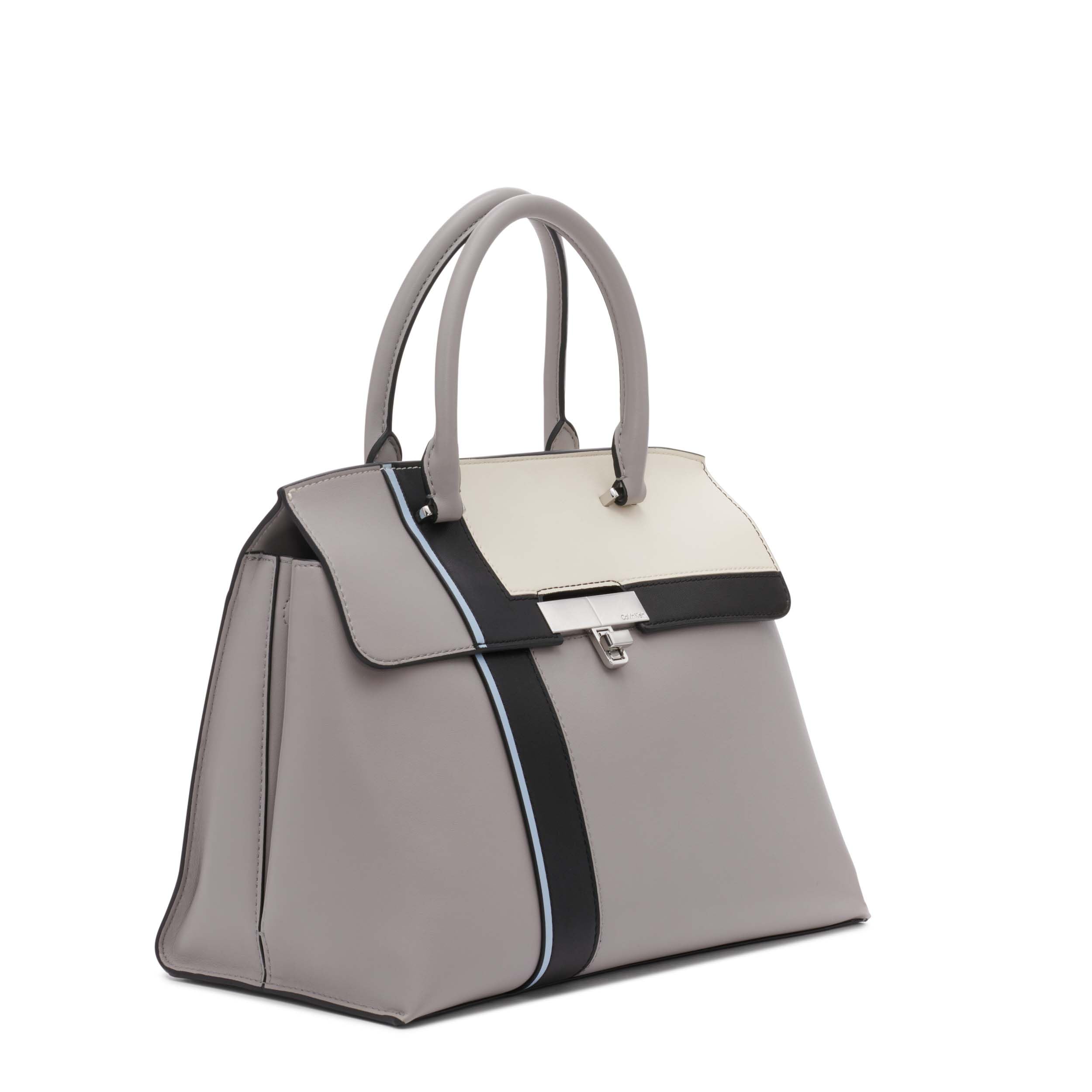 Calvin Klein Becky Turn Lock Satchel