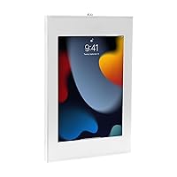 Mount-It! Anti-Theft Tablet Wall Mount, Tablet Wall Kiosk with Universal Enclosure, Locking Tablet Mount for iPad Generations 7-10, iPad Pro, iPad Air, iPad 10.2 inch, iPad 10.9, White