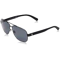 Polo Ralph Lauren Men's Ph3110 Aviator Sunglasses