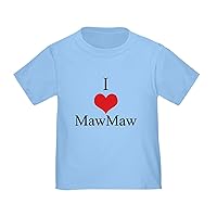 CafePress I Love (Heart) Maw Maw Toddler T Shirt Toddler Tee