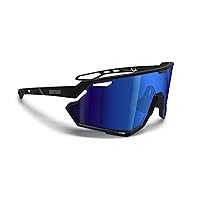 Bertoni Sport Cycling MTB Running Sunglasses for Men Women in TR90 Antifog Wide Lens mod. ALPHA NEW