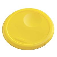 Rubbermaid Commercial Lid (Lid Only) for Round Food Storage Container, Fits 4 Qt. Containers, Yellow (FG572200YEL)