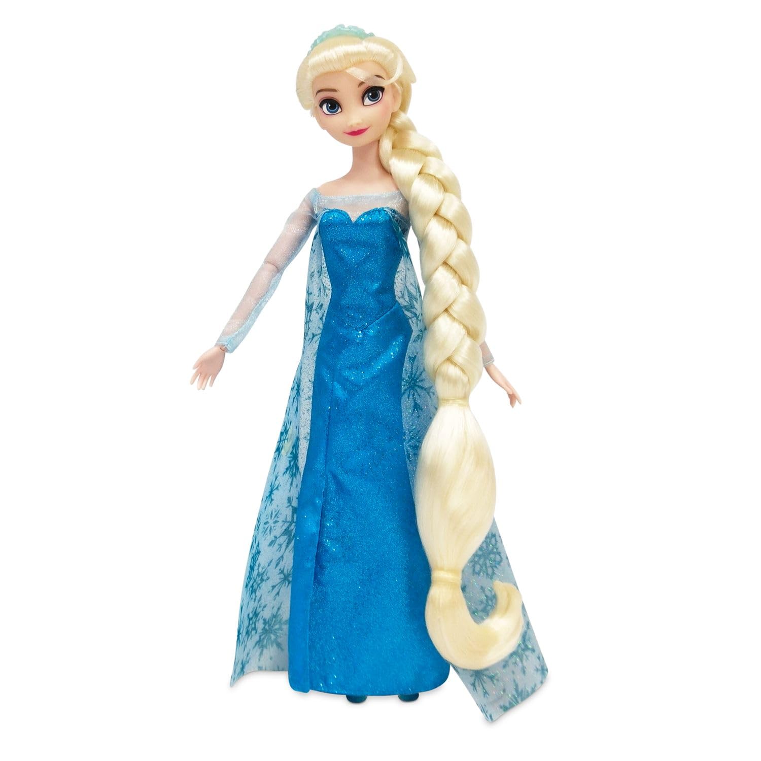 Disney Store Official Elsa Hair Play Doll – Frozen - 11 inch - Interactive Hairstyling Fun - Recreate Enchanted Looks for Frozen Fans & Collectors - Durable & Kid-Friendly