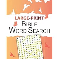 Bible Word Search Large Print: Puzzle Game With Inspirational Bible Verses for Adults and Seniors Bible Word Search Large Print: Puzzle Game With Inspirational Bible Verses for Adults and Seniors Paperback