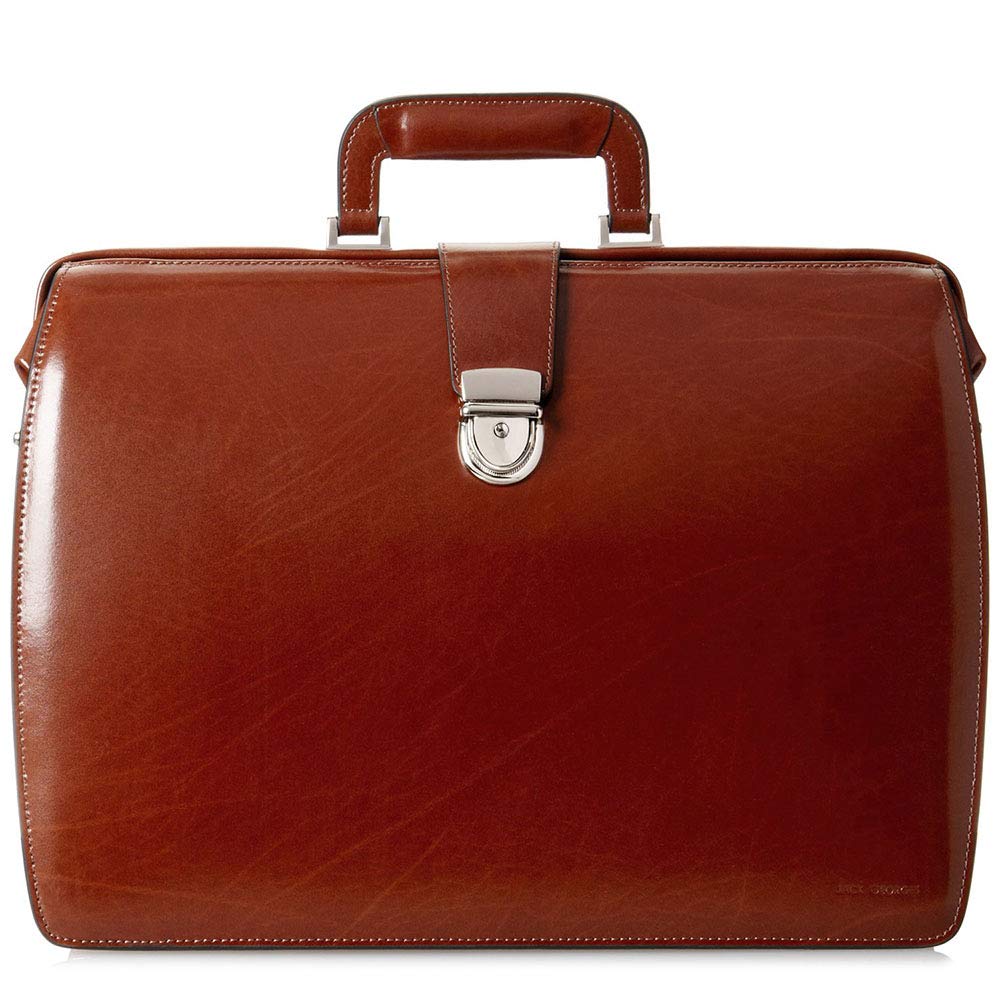 Elements Classic Leather Briefbag #4505 (Cognac)