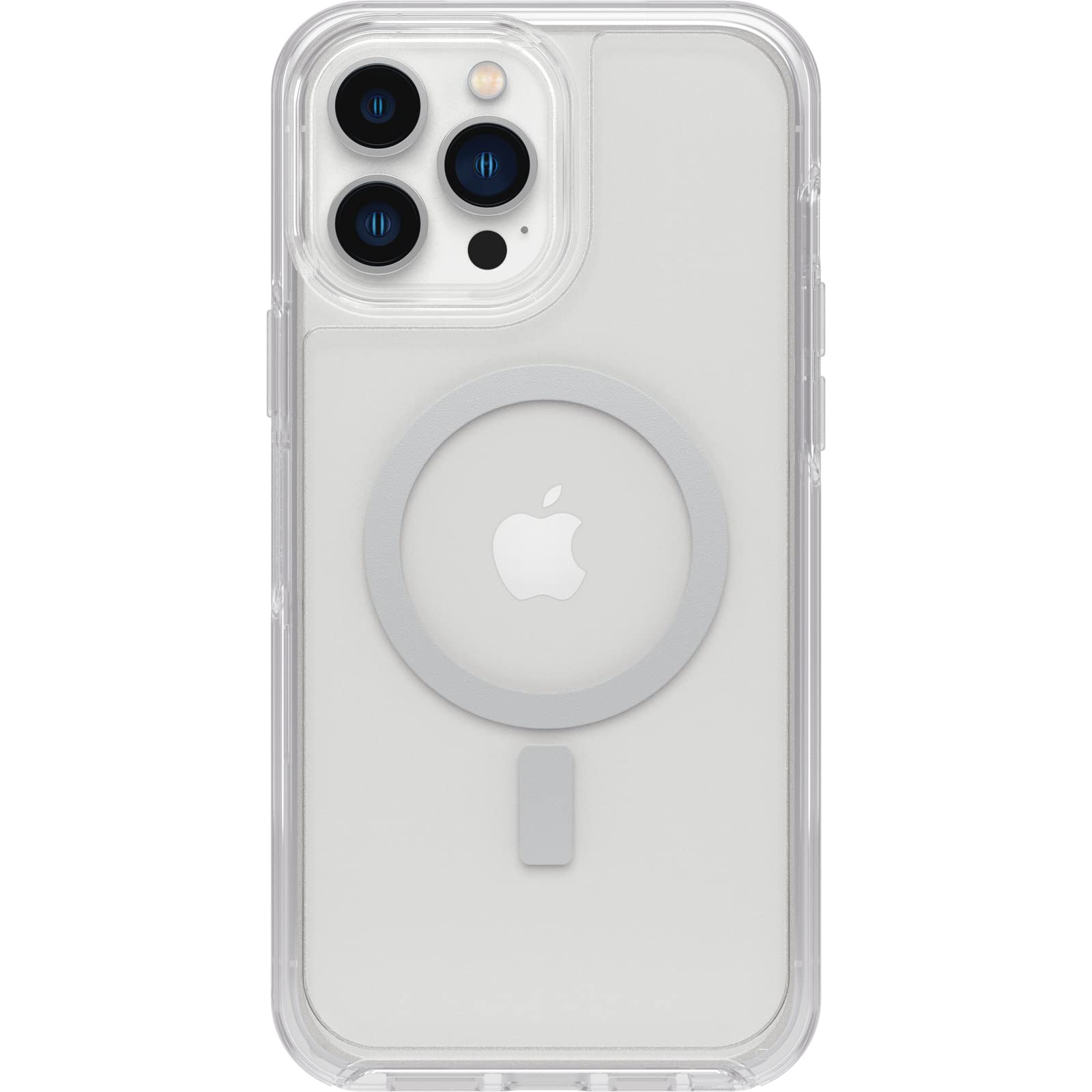 OtterBox iPhone 13 Pro Max & iPhone 12 Pro Max Symmetry Series+ Case - Clear, ultra-sleek, snaps to MagSafe, raised edges protect camera & screen