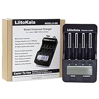 LiitoKala Lii-500 Battery Charger for 26650 AA AAA Battery LCD Display Test The Battery Capacity