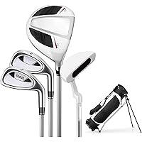 New Golf Sets Junior Golf Club Complete Set for Right Hand - Golf Equipment Practice Kit for Kids 3-12 Age - Golf Club Full Set with Golf Stand Bag Boys Girls