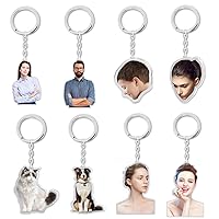 Personalized Character Modeling Keychain - Custom Keychain with Picture,Photo Keychain,Customizable Keychain,Custom Keychain for Women,Pet Memorial Keychain,Personalized Gifts