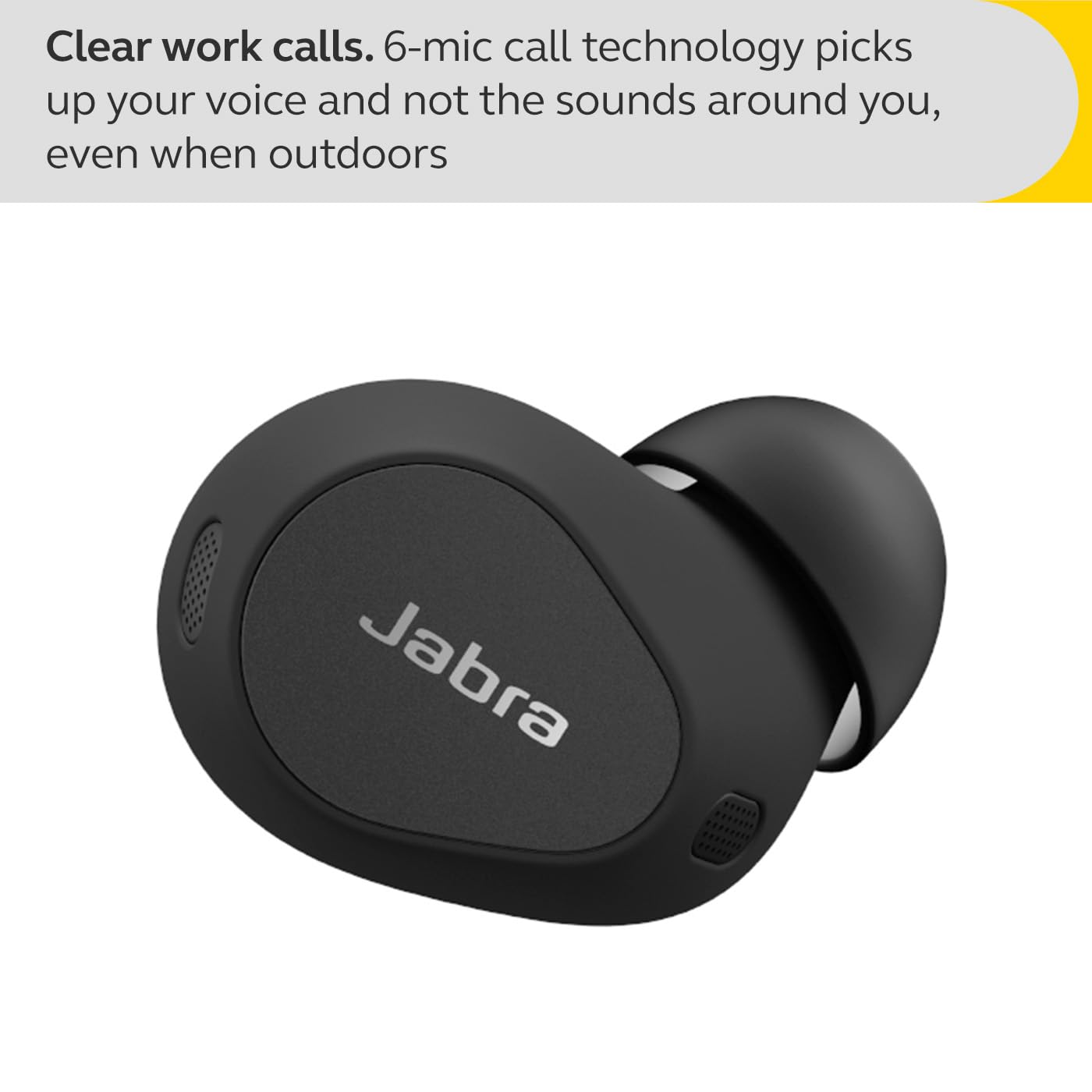Jabra Elite 10 True Wireless Earbuds – Advanced Active Noise Cancelling Earbuds with Next-Level Dolby Atmos Surround Sound –All-Day Comfort, Multipoint Bluetooth, Wireless Charging – Matte Black