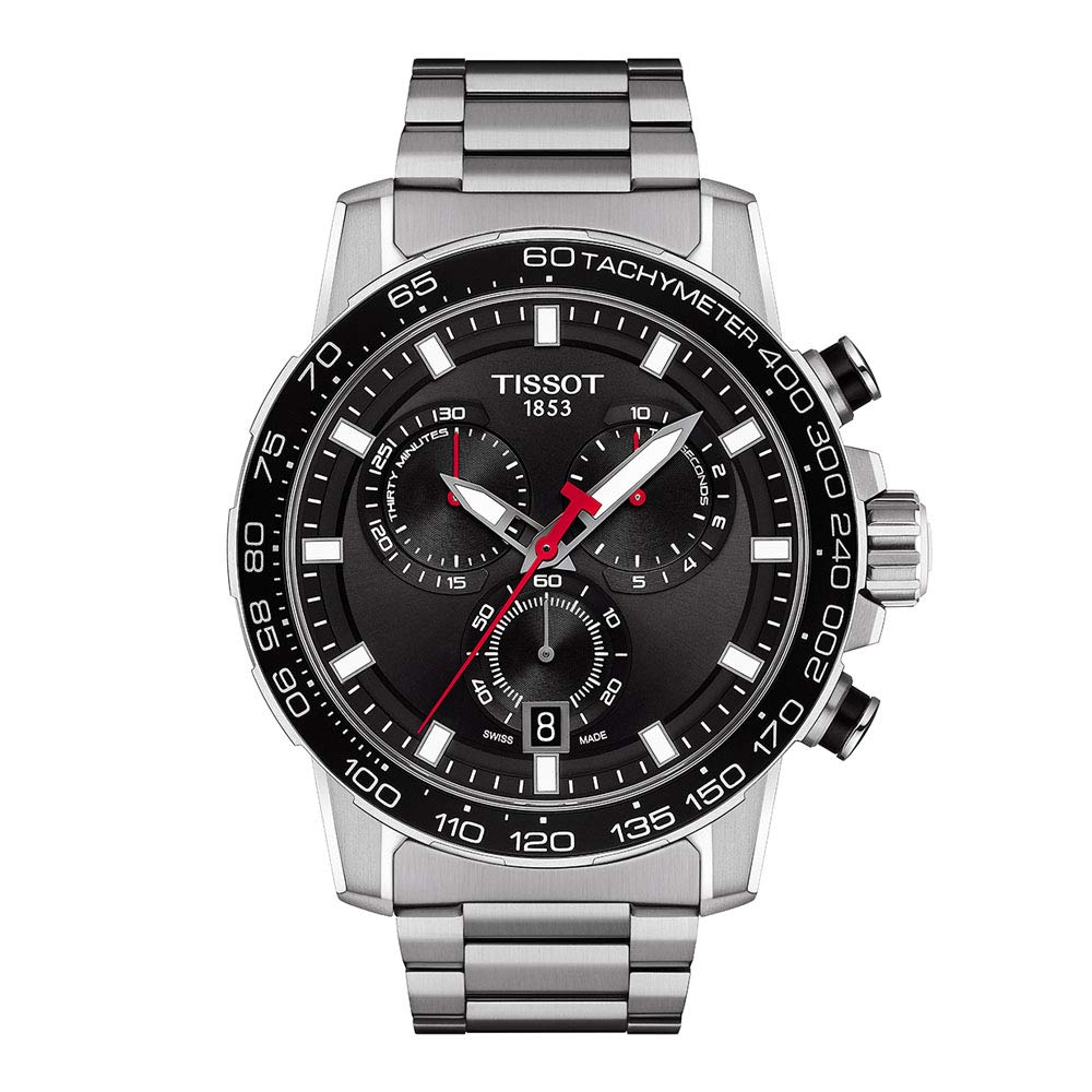 Tissot Mens Supersport Chrono Stainless Steel Casual Watch