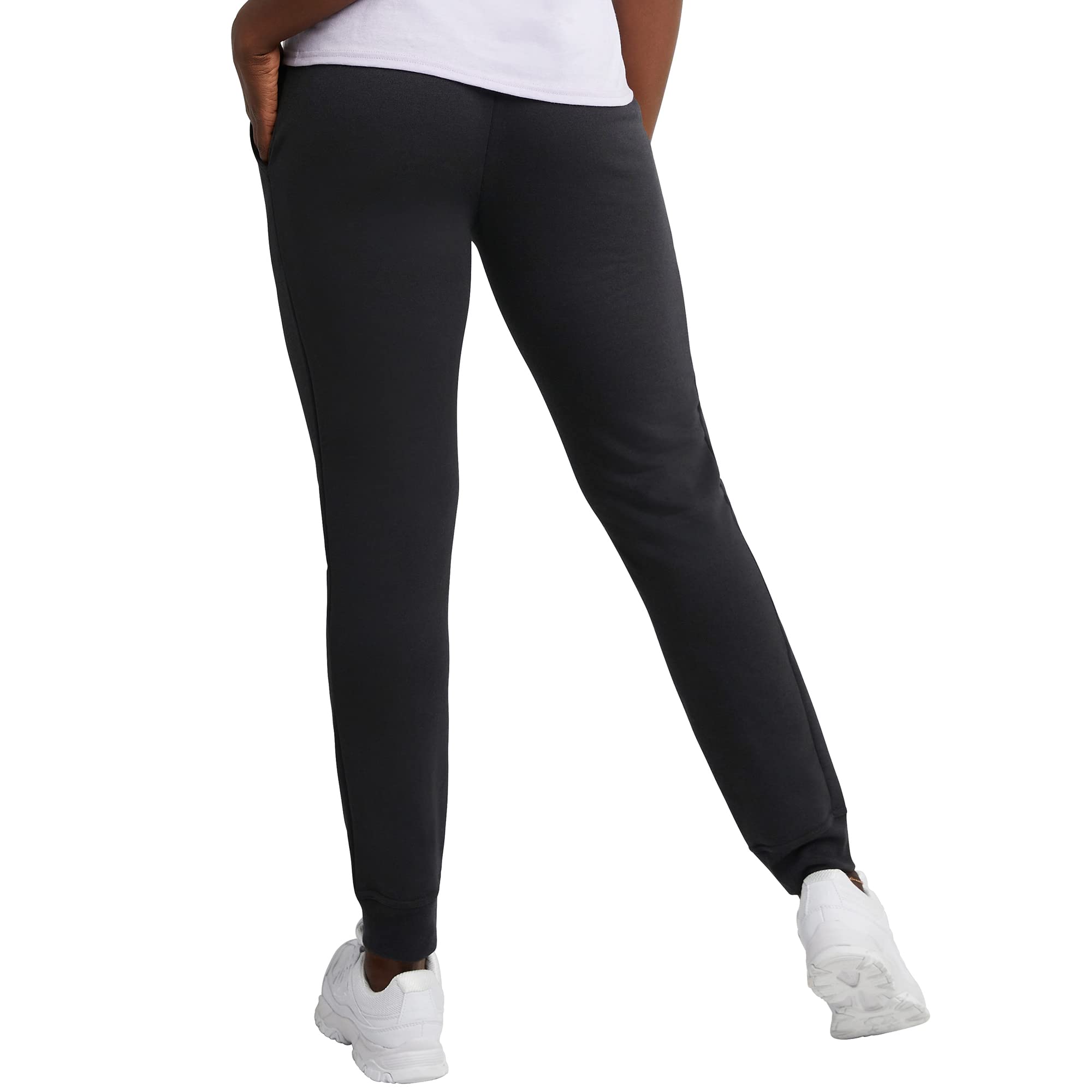 Hanes EcoSmart Joggers, Midweight Cotton-Blend Fleece Sweatpants for Women