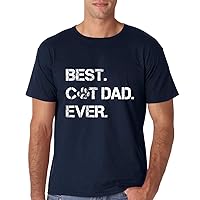 Best Cat Dad Ever - Awesome Kitty Papa. Great Gift for Animal and Cat Lovers - Men's Tshirt