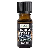 Frontier Co-op Turmeric CO2 Extract in Fractionated Coconut Oil, Warming and Spicy | GC Tested for Purity | 9.75ml (0.33 fl. oz.)