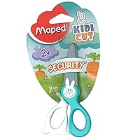 Baker Ross Ltd Maped Kidicut Safety Scissors, Kids, 4.75 Inch, Blunt Tip, Right & Left Handed (037800)