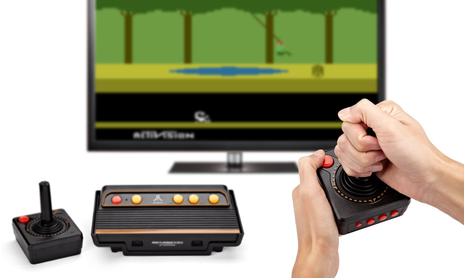 Atari Flashback 8 Gold Console HDMI 120 Games 2 Wireless Controllers