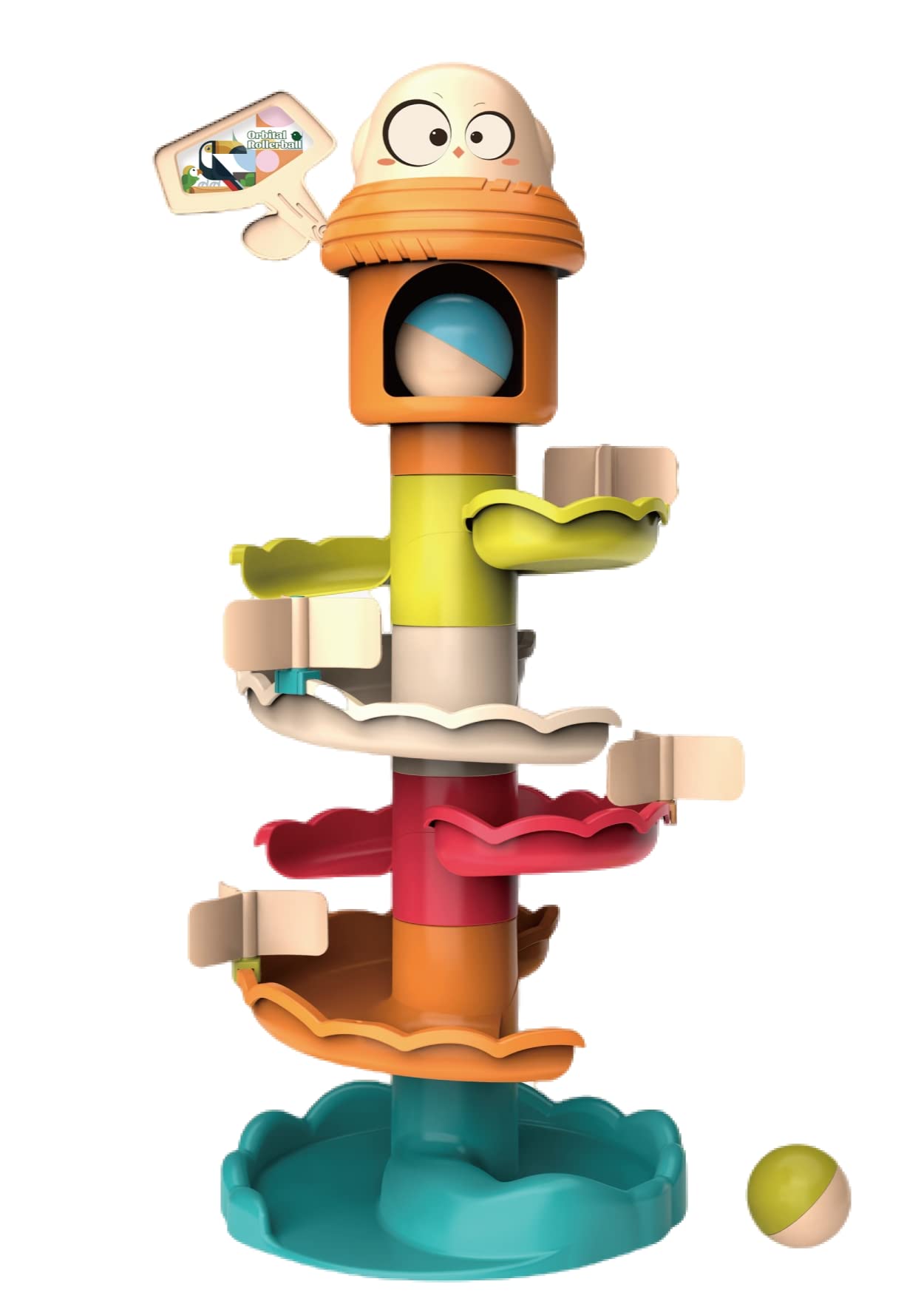 Track Ball, Ball Drop and Roll Tower, Educational Development Toys for 2, 3, 4 Years Old Boys, Girls, Toddler Activities