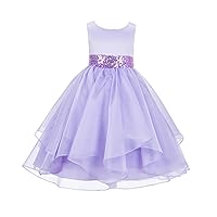 ekidsbridal Organza Flower Girl Dress Pageant Gown Special Occasion Dresses 012s