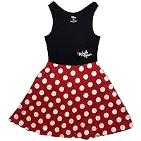 Disney Women Junior Minnie Mouse Dress Red Medium