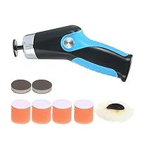 Polisher,ERYUE 60W Mini Polishing Machine with US Charger 8500RPM Variable Speed Car Polisher Electric Polisher Cleaning Polishing Waxing Machine Automobile Surface Scratch Repair Tool Scratch Remove