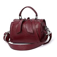 Shoulder Bag and Purse for Women PU Leather Handbag Multi-pocket Top-Handle Satchel Ladies Bowknot Tote