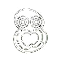 Handmade Die Cut for Card Making Layered Large Eyes Cutting Die Stencil Template Embossing for Scrapbooking 3D Large Eyes Cutting Die for Card Making Layering Metal Embossing Stencil 3D Die