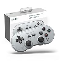 8Bitdo SN30 Pro Wireless Bluetooth Controller with Joysticks, USB-C Cable Gamepad for Mac PC Android Nintendo Switch Windows MacOS Steam
