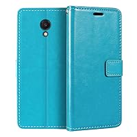 Meizu M6S 2018 Wallet Case, Premium PU Leather Magnetic Flip Case Cover with Card Holder and Kickstand for Meizu S6