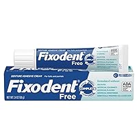 Fixodent Complete Free Denture Adhesive Cream 2.4 Oz