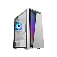 Gaming Computer Desktop PC Nvidia Geforce RTX 4060 8GB Graphics Card AMD Ryzen 7 4.6 Ghz Max Turbo + 16GB RAM DDR4 + 500GB Solid State Drive Storage SSD NVME Plug and Play Windows 11 Pro Tower PC