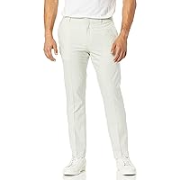 Perry Ellis Portfolio Very Slim Men's Dress Pants, Stretch Non-iron Fabric, Flat Front, Soft and Durable Slacks for Men