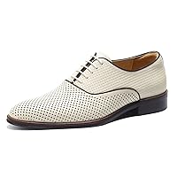 Casual Genuine Leather Lace-up Wingtip Oxfords Dress Derby Formal Shoes for Men Business