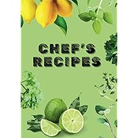 Large Print Blank Recipe Book: Our Family Recipes Journal to Write in Cooking Instructions Chef's Recipes Large Print Blank Recipe Book: Our Family Recipes Journal to Write in Cooking Instructions Chef's Recipes Hardcover Paperback