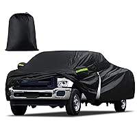 Truck Cover Waterproof All Weather, Migaven Waterproof UV-Proof Windproof Truck Covers for Ford F250 F350 Silverado 2500 3500 Ram 2500, Length Up to 250''