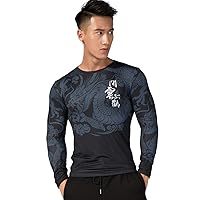 Cool Dry Compression Long Sleeve Baselayer Athletic Sports T-Shirts/Compression Crew Neck Long Sleeve T-Shirts
