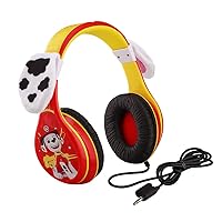 Paw Patrol Marshall Kids Headphones, Adjustable Headband, Stereo Sound, 3.5Mm Jack, Wired Headphones for Kids, Tangle-Free, Volume Control, Foldable, Childrens Headphones Over Ear for School Home, Tra