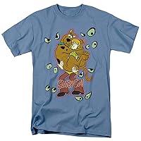 Scooby-Doo and Shaggy Cartoon T Shirt & Stickers (Large) Carolina Blue