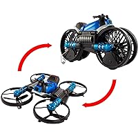 Drone 2 Bike | Two-in-One Vehicle Transforms from Drone to Motorcycle | Control Using Hand Controller or Smartphone App | Built-in HD Camera