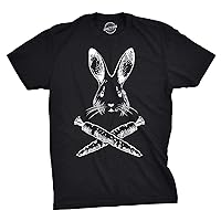 Jolly Roger Easter T Shirt Funny Bunny Skull Crossbones Egg Hunt Dad Flag Tee