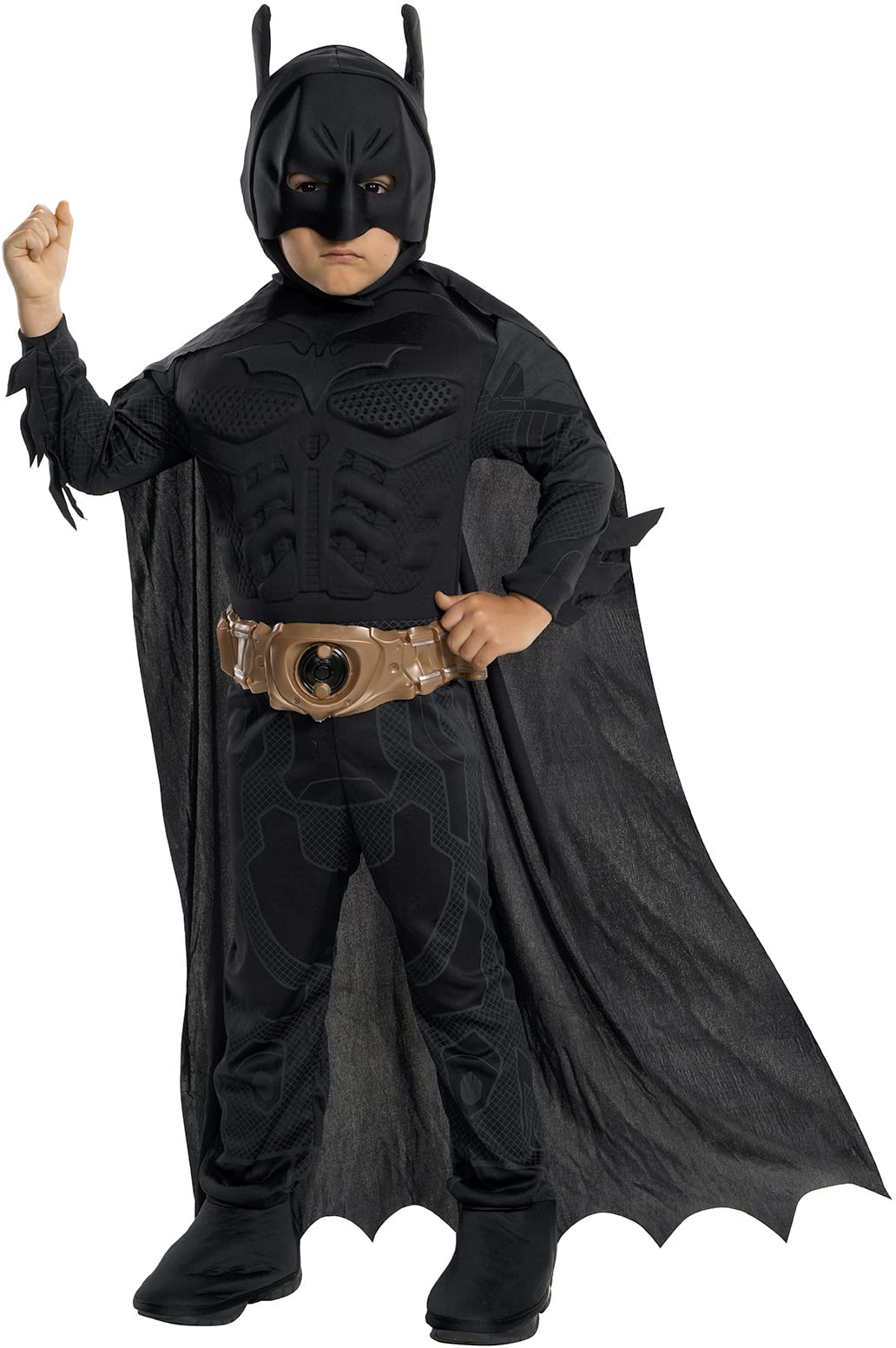 Rubie's Child's Dark Knight Rises Deluxe Muscle Chest Batman Costume with Mask, Small