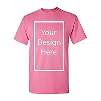 Add Your Own and Text Design Custom Personalized Adult T-Shirt Tee