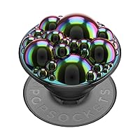 PopSockets Phone Grip with Expanding Kickstand, Playful PopGrip - Bubbly Oil Slick