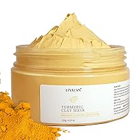 Turmeric Clay Mask for Blackheads and Pores Face Mask Skin Care Acne Mask Gleamin Vitamin C Facial Mask for Dark Spots