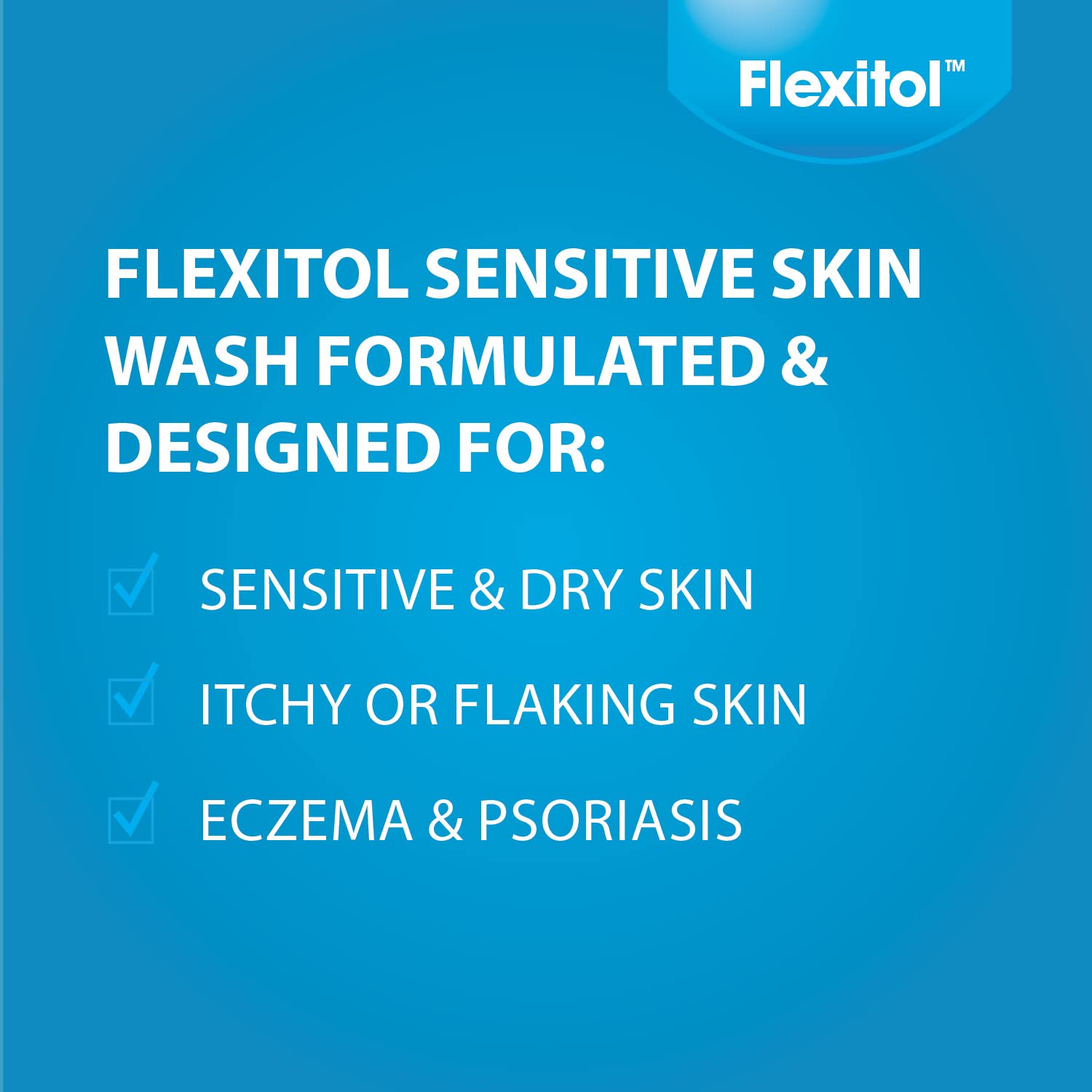 Flexitol Sensitive Skin Wash 250ml