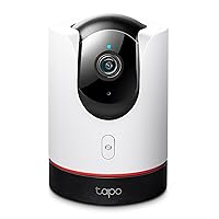 TP-Link Tapo 2K QHD Pan/Tilt Wi-Fi Camera | Apple HomeKit | Physical Privacy Mode | Color Night Vision | Motion Tracking | 2-Way Audio | Local/Cloud Storage | Works w/Alexa&Google Home | (Tapo C225)