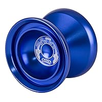 Toys Windrunner Yo-Yo [Blue] - Unresponsive Pro Level Aluminum Yo-Yo with Double Rim, Concave Bearing, SG Sticker Response