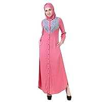 Abaya with Hijab Jilbab Islamic Clothing Maxi Dress Muslim Burqa AY-626