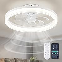 CROSSIO Ceiling Fans with Lights, 20