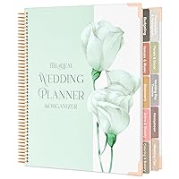Wedding Planner for Bride: Wedding Planning Book and Organizer for Newly Engaged Couples 176 Pages Bridal Wedding Organizer Notebook with Sticker Checklists & Calendars for Bride To Be