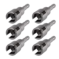 Gasea 6 Packs Power Wing Nut Driver Set, 1/4